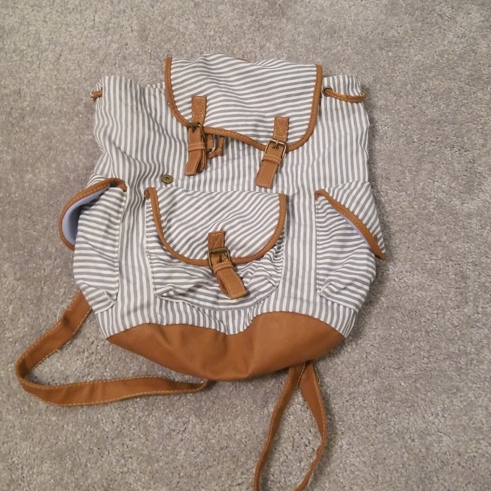 Striped back pack